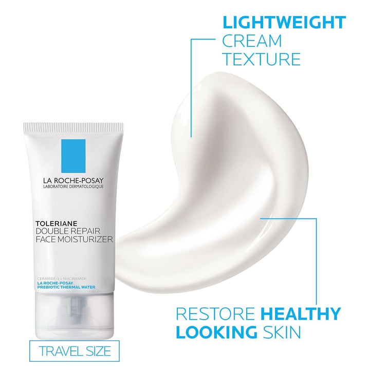 La Roche-Posay Toleriane Hydrating Face Cleanser | Niacinamide & Ceramides | Fragrance-Free, For Sensitive Skin
