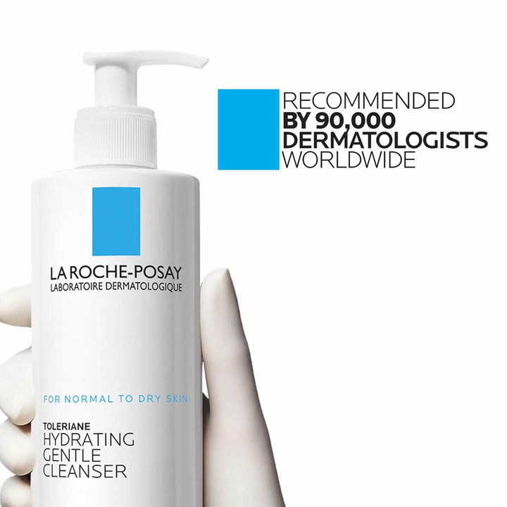 La Roche-Posay Toleriane Hydrating Face Cleanser | Niacinamide & Ceramides | Fragrance-Free for Sensitive Skin