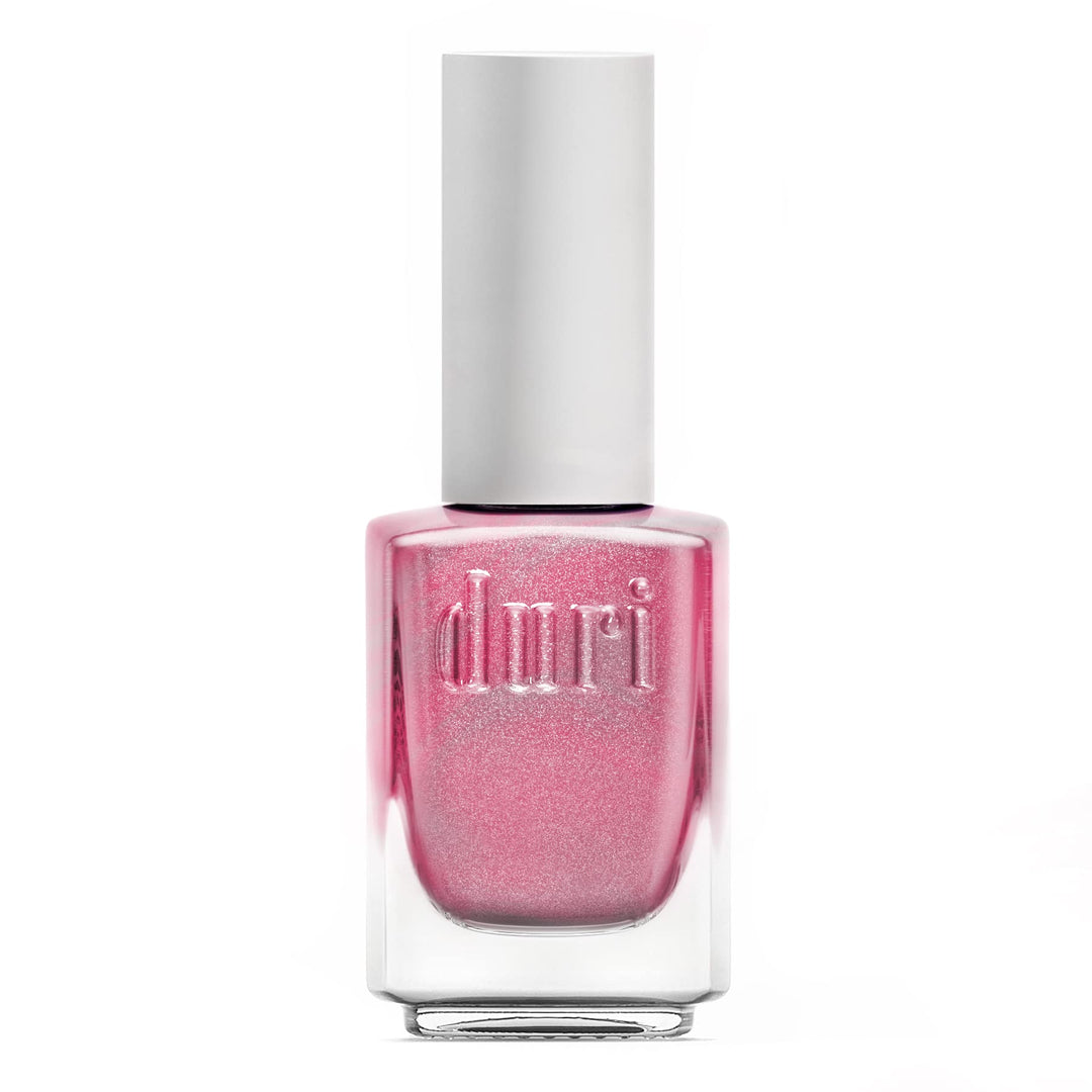 Duri Nail Polish, 768 Shimmer Reef, Rouge Pink Metallic Shimmer, Full Coverage, Shiny Finish, Fast Drying, Lasting, 0.45 Fl Oz