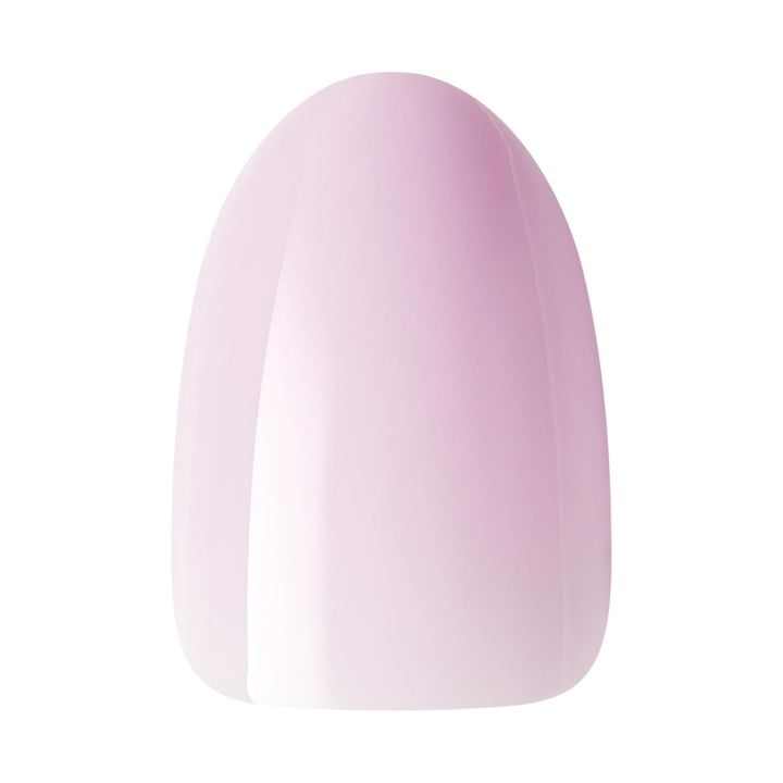 KISS Gel Fantasy, Press-On Nails, Nail glue included, 'Pure Love', Light Pink, Short Size, Almond Shape, Includes 28 Nails, 2G Glue, 1 Manicure Stick, 1 Mini File