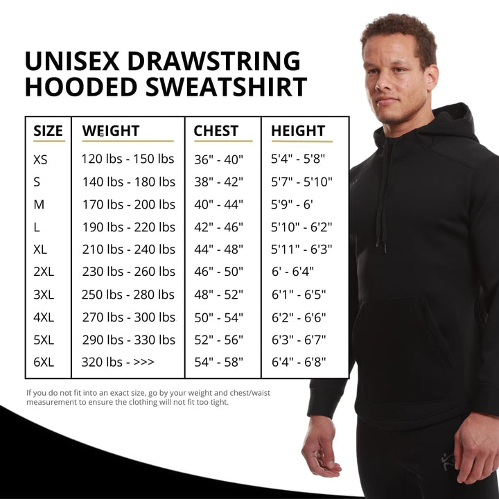 Kutting Weight - Sauna Hoodie V4 - SweatTech Neoprene Sauna Hoodie - For Exercise, Workout, Heat Training & Weight Loss - Breathable & Flexible - Maximize Workouts - Unisex - XS - Black