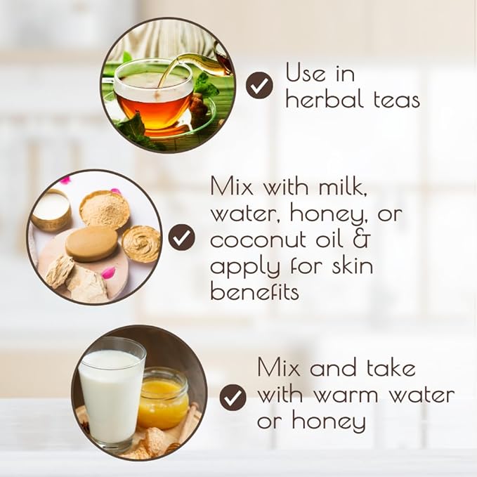 Shatavari Powder 8 oz - Shatavari Organic Powder for Tea & Smoothies, USDA Organic, Asparagus Racemosus for Female Hormonal Balance & Vitality, Nutrient-Rich Ayurvedic Herb from India