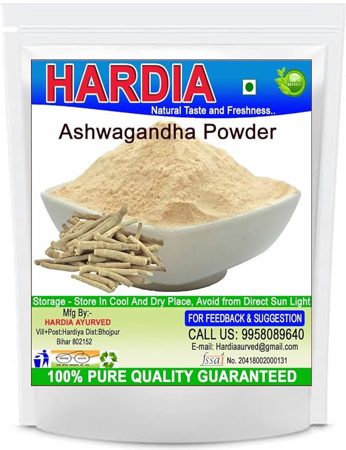 EXPORT STORE Shatavar Safed Musli Gokhru Ashwagandha Kaunch Powder 250 grm combo. 50 Each.