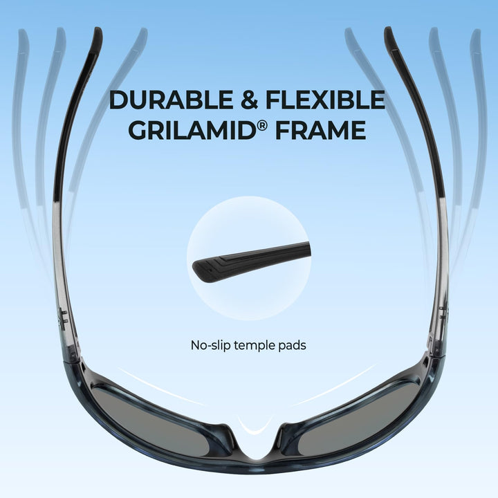KastKing Dugan Polarized Sport Sunglasses for Men and Women, Ideal for Driving Fishing Cycling Running, UV Protection