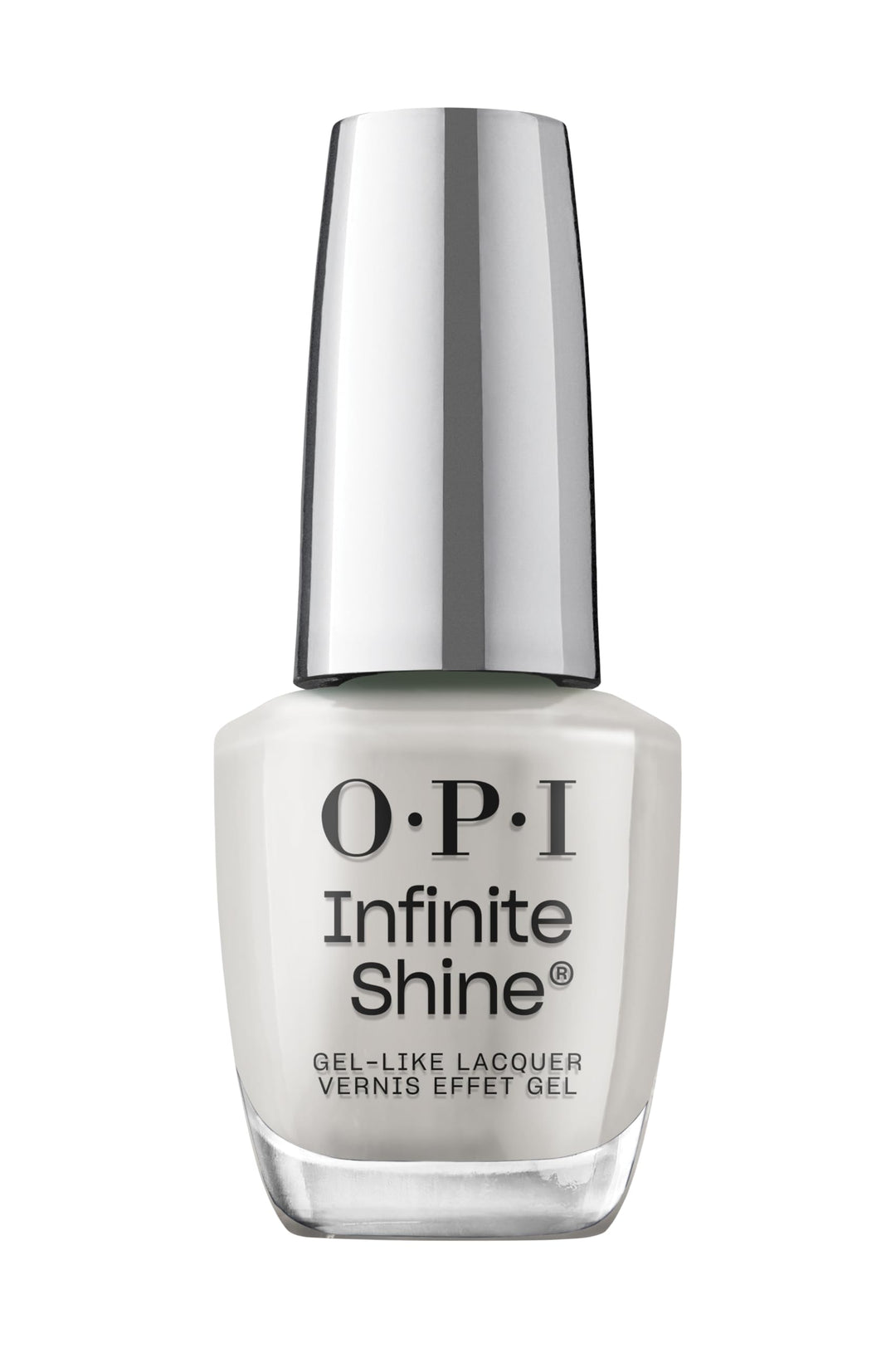 OPI Infinite Shine Gray it on Me | Opaque Soft Gray Crème Long Wear Gel Like Nail Polish | Vegan, Long Lasting, Streak Free
