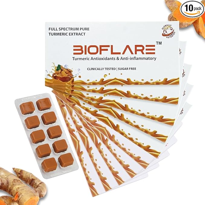 Turmeric Lozenges – Sugar-Free Throat Lozenges for Sore Throat Relief & Cough – Turmeric Curcumin Supplement with Curcuma & Turmeric Extract – Immune & Liver Support (10-Pack)