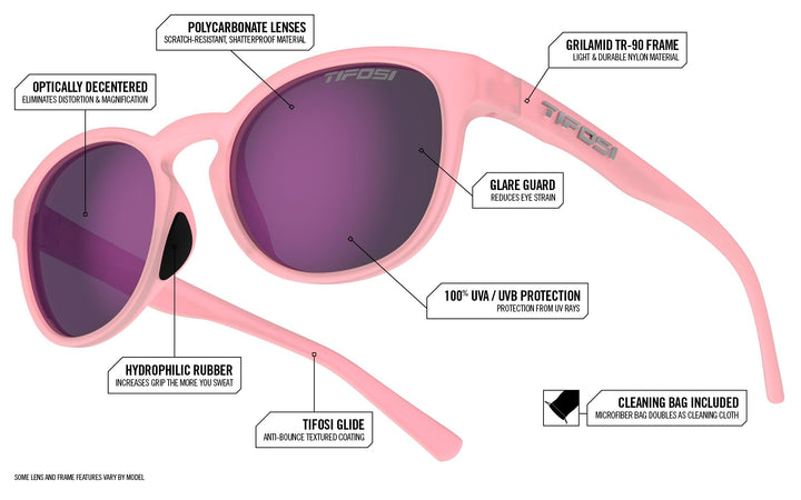 Tifosi Optics Svago Onyx Fade Frame Smoke Lens One Size