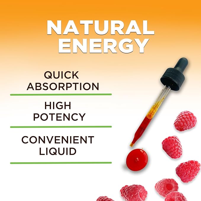 Vegan B-12 Vitamin Supplement Drops (Methylcobalamin) Extra Strength Super B Complex - Sublingual B12 Liquid for Immune Support, Heart Health & Cellular Energy Support, Raspberry Flavored - 2 Fl Oz