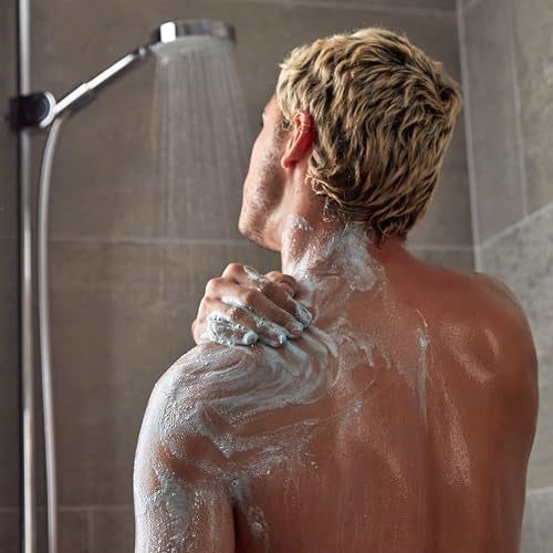 Dove Men+Care Eucalyptus Body and Face Scrub Deeply Exfoliates for Hydrated & Nourished Skin 100% Gentle Cleanser, No Sulfate Cleansers or Parabens