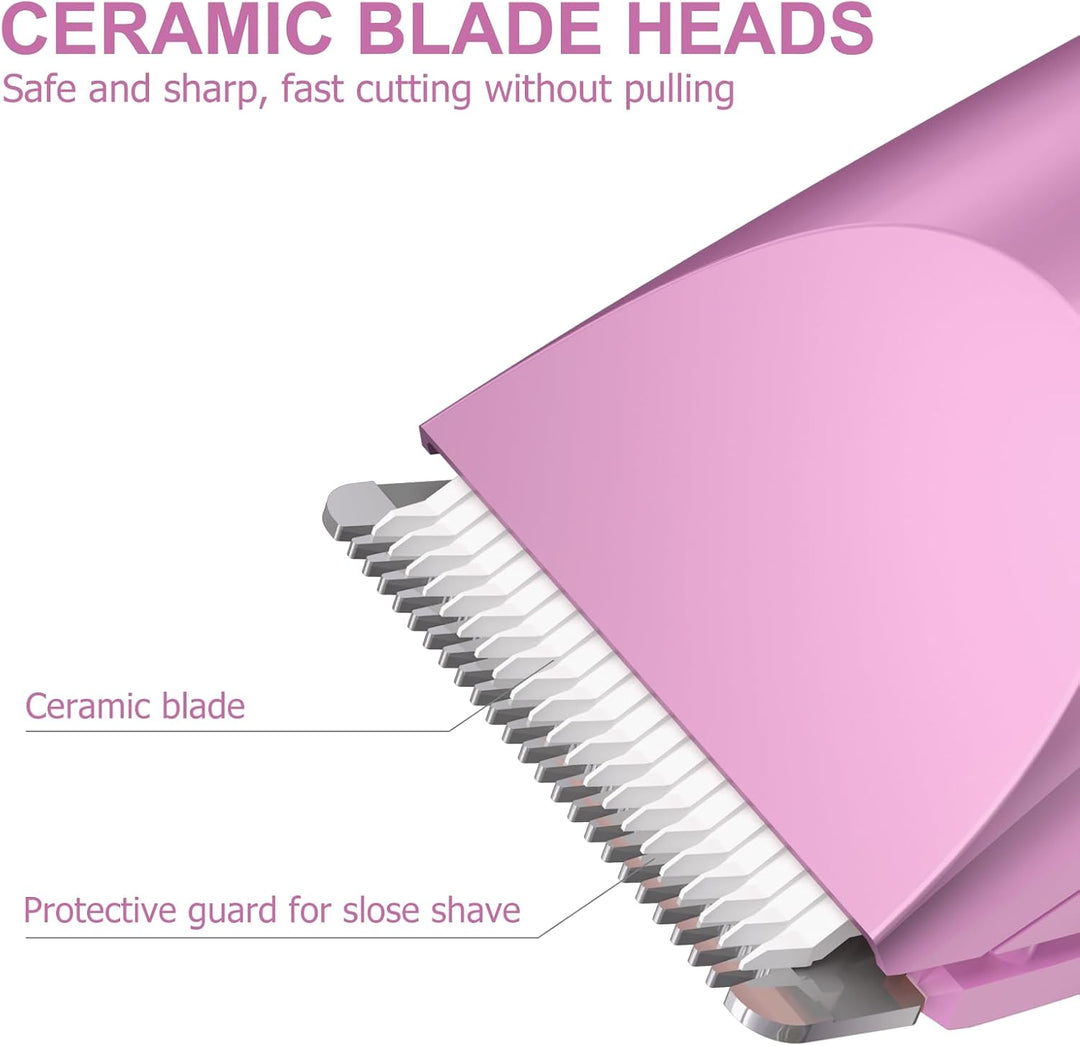 Electric Body Hair Trimmer | Waterproof Groomer for Men & Women | USB Rechargeable