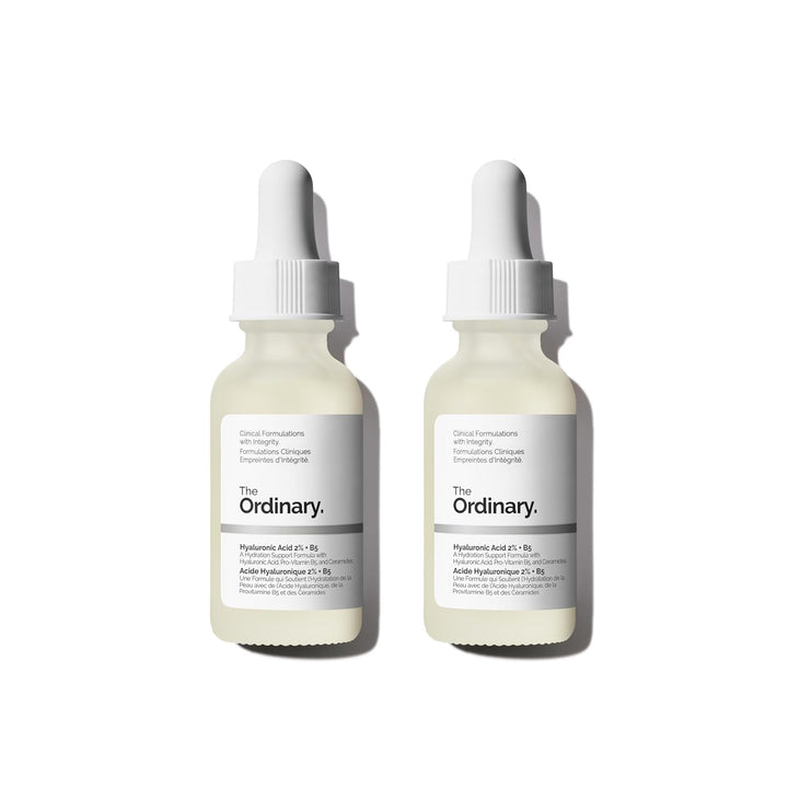 Hyaluronic Acid 2% + B5 Serum | Multi-Depth Hydration for Plumper Skin | 2-Pack