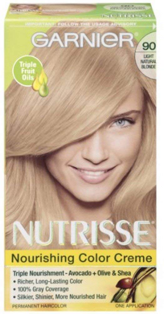 Garnier Nutrisse Nourishing Color Cr?Me, Light Natural Blonde [90] 1 Ea (Pack Of 10)