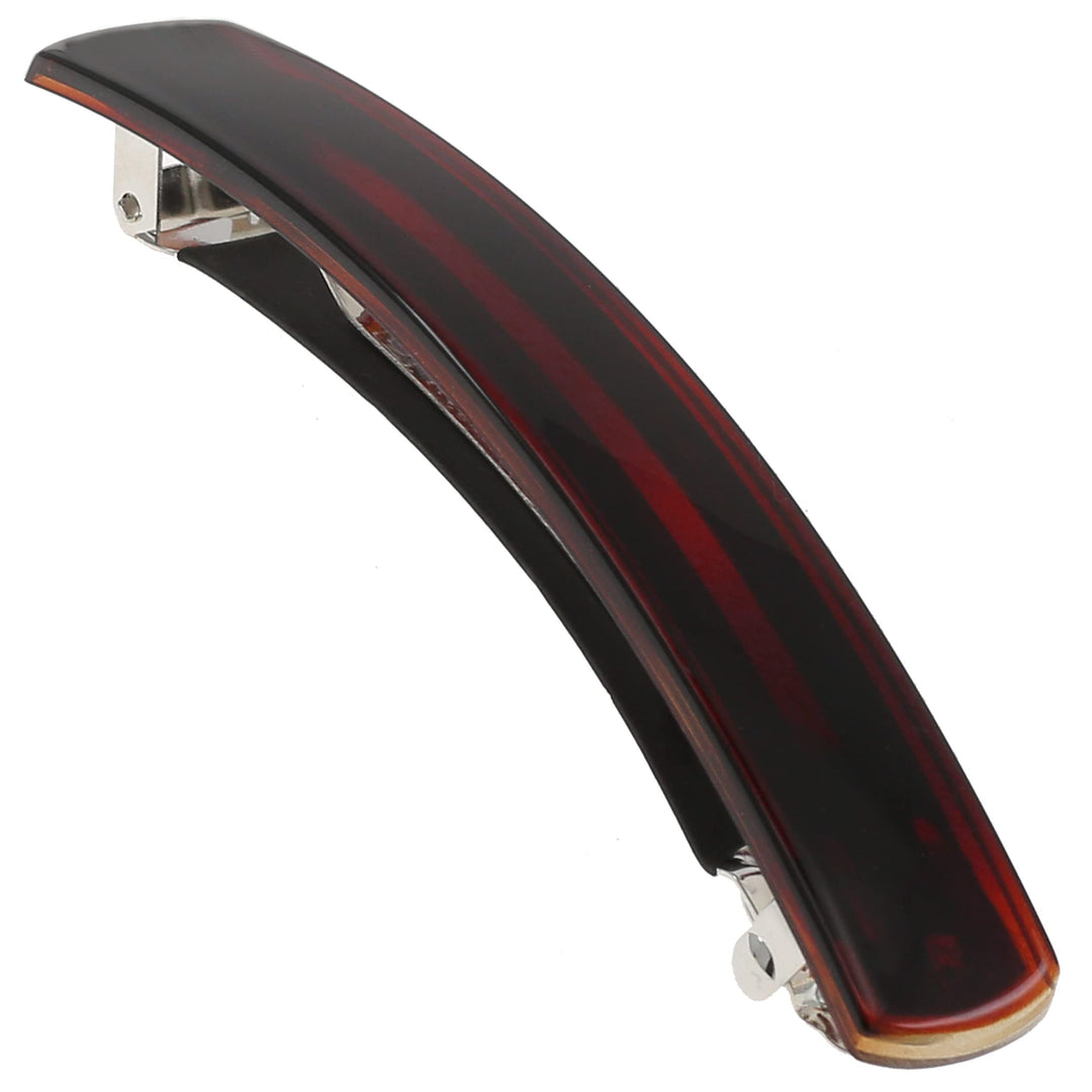 Camila Paris Ad821 French Hair Barrette Clip For Girls, Tortoise Shell Strong Hold Grip, No Slip And Durable Cellulose Styling G