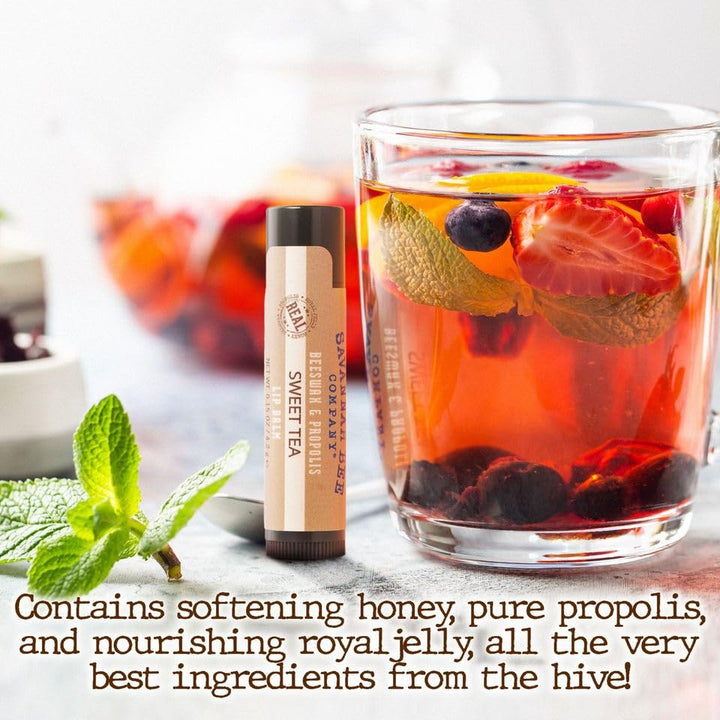 Savannah Bee Co, Lip Balm Sweet Tea, 0.15 Ounce