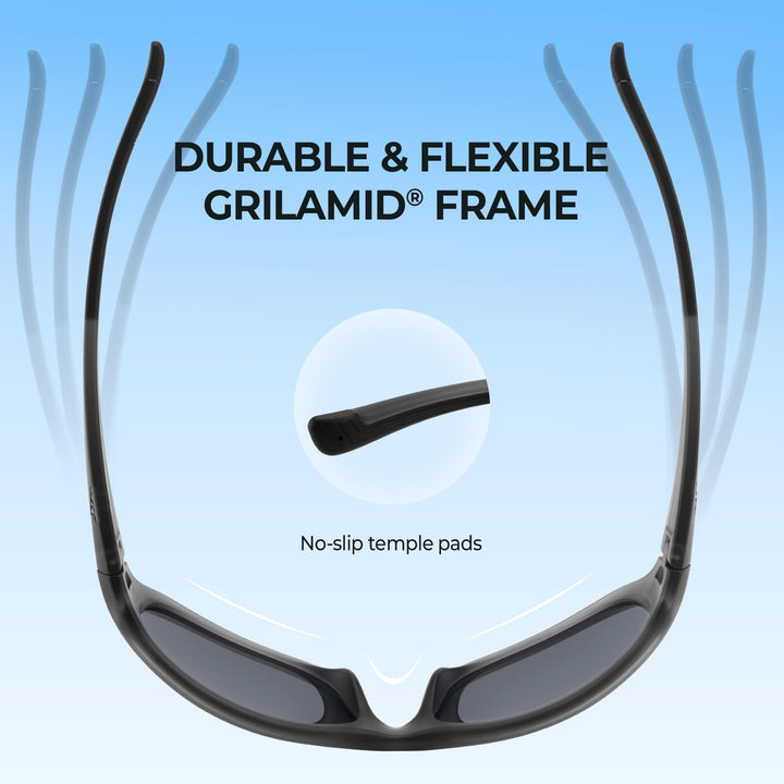 KastKing Dugan Polarized Sport Sunglasses for Men and Women, Ideal for Driving Fishing Cycling Running, UV Protection
