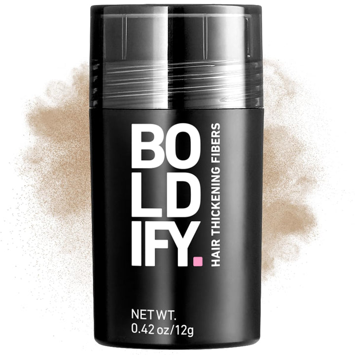 BOLDIFY Hair Fibers | 28.5g | Light Blonde | Thicker, Fuller Look for Men & Women