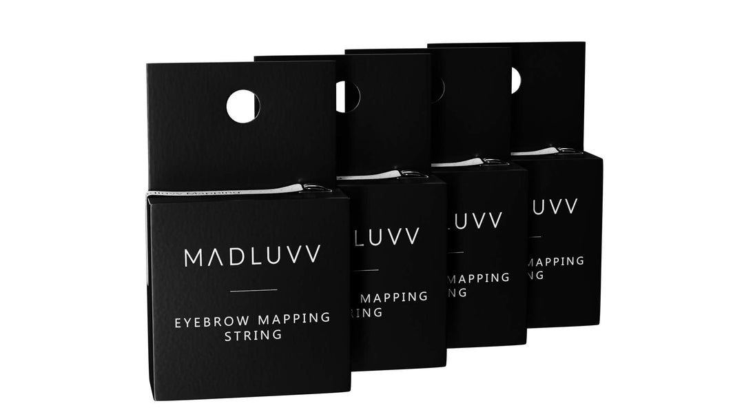 Madluvv Pmu Mapping String For Professional Brow Artistry, Pre-Inked String For Professional Eyebrow Mapping, Cosmetic Grade, Hy