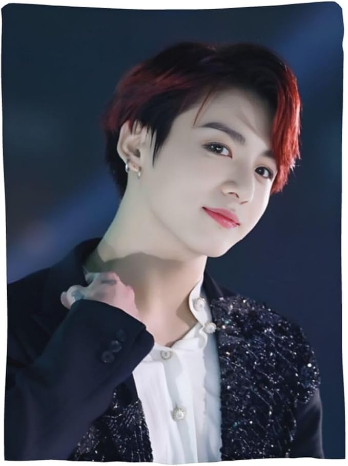 Blanket 50"X60" Soft and Comfortable Warm Fleece Throw Full Picture of Idol Group Blankets