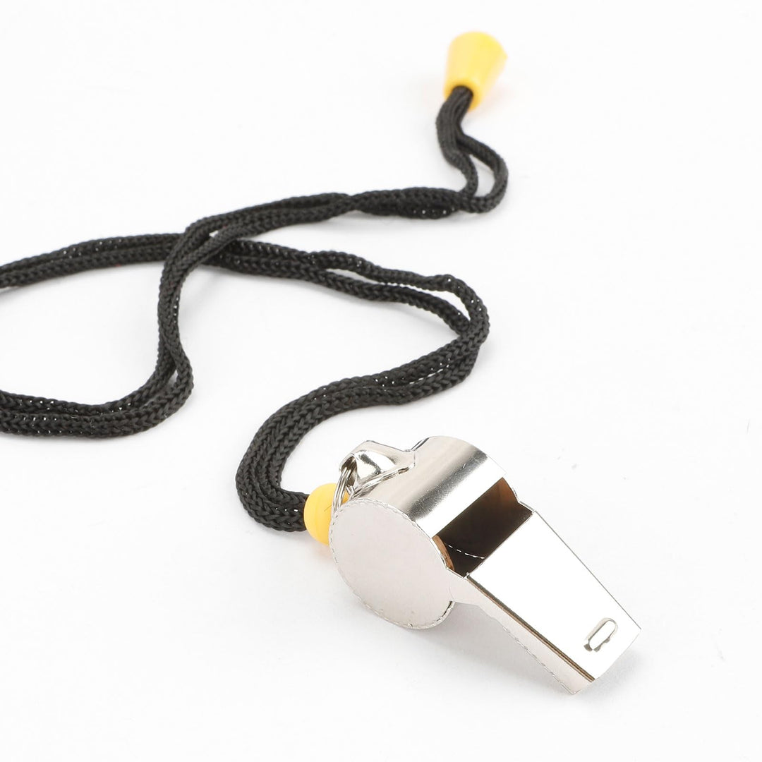 Bsofing 3 PCS Whistles, Whistle for Coaches, Referee Whistle, Coaches Whistle, Stainless Steel Sports Whistles, Whistle for Teachers, Whistles for Adults with Lanyard, Loud Crisp Sound
