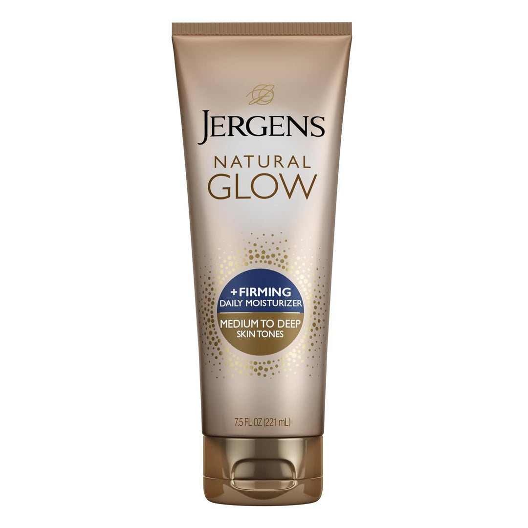 Jergens Natural Glow Firming Self Tanner Lotion | Fair to Medium Skin | 7.5 Fl Oz