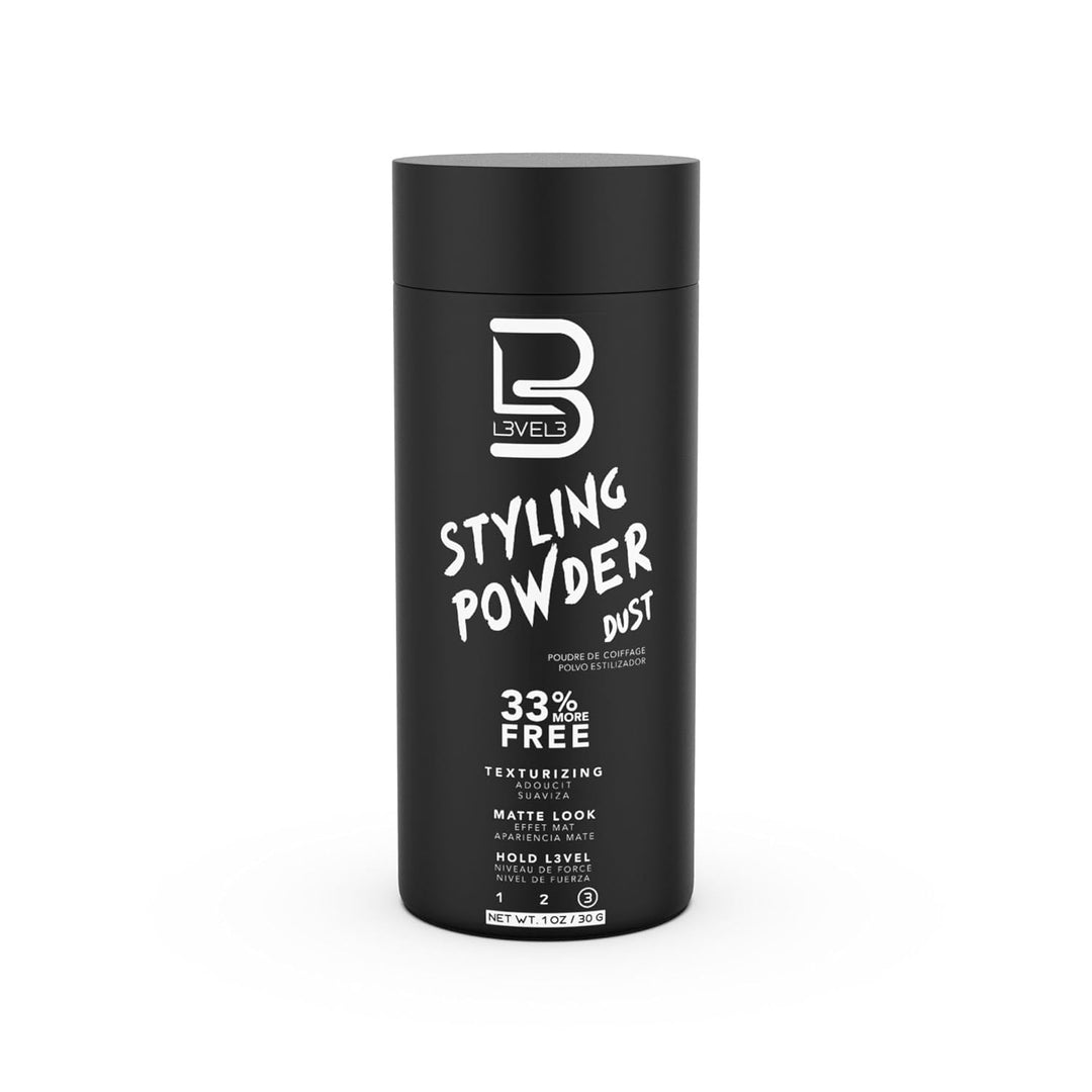 Level 3 Men's Styling Powder – Natural Look | Easy Application, No Grease