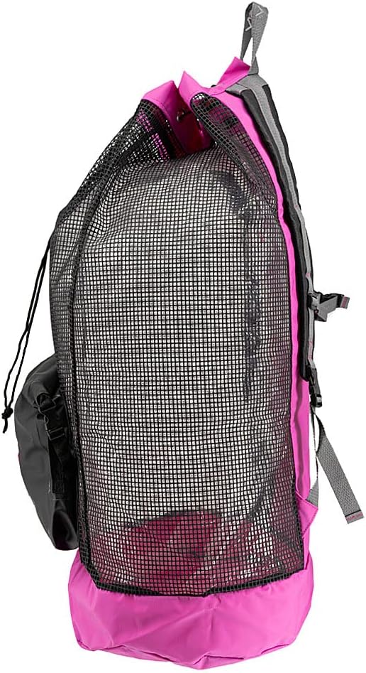 AKONA Huron DX Heavy Duty Mesh Backpack with Dry Bag