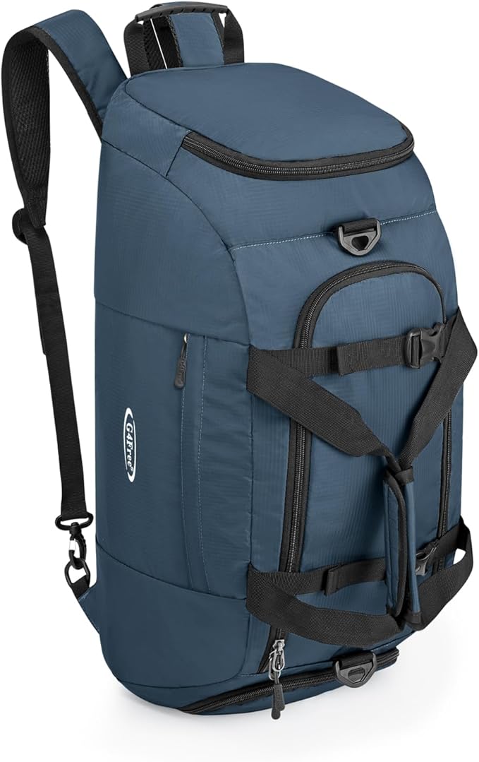 G4Free 40L 3-Way Duffle Bag Backpack Gym Bag for Men Women Sports Duffel Bag with Shoe Compartment Travel Backpack Luggage