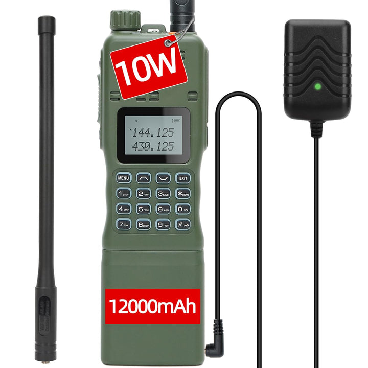 Baofeng Radio Ham Radio AR-152 10W Powerful Handheld Tactical Two Way Radio Upgraded of baofeng UV-5R Walkie Talkies Long Range Rapid Radios with 12000mAh Battery Full Kit