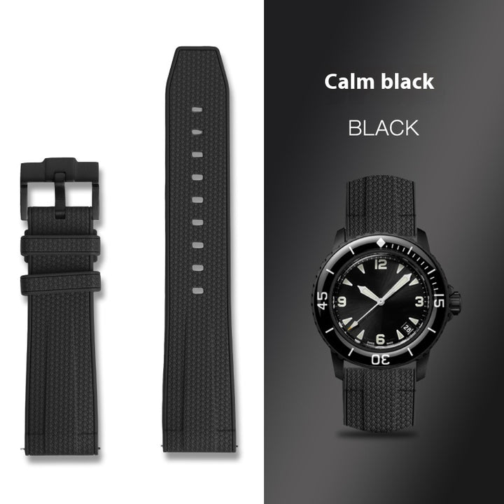 Rubber Silicone Sports Watch Strap