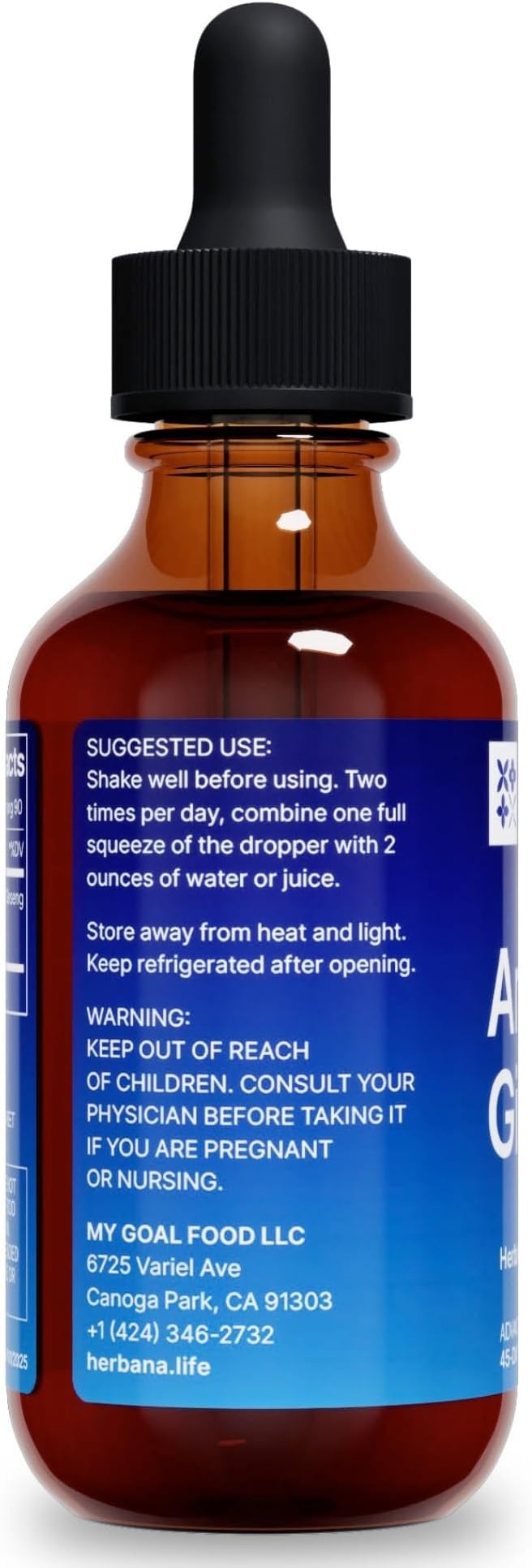 American Ginseng Liquid Extract - Ginseng for Energy, Cognitive Performance & Focus - Immune System and Vitality Support Liquid Tincture (American Ginseng)