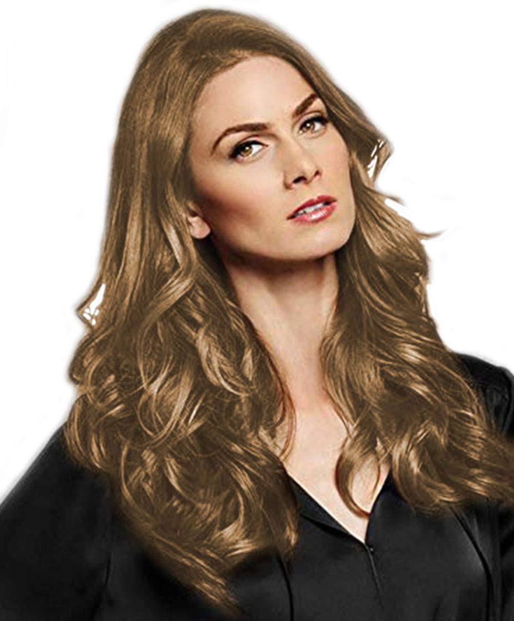 18'' Wavy 3 Piece Clip In Extension Kit Color R1416T Buttered Toast - Hairdo Hairpieces Tru2Life Heat Friendly Synthetic Wavy Fl