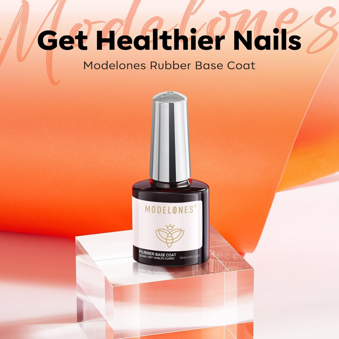Builder Gel | Jelly Pink 6-In-1 Rubber Base Coat for Fragile Nails
