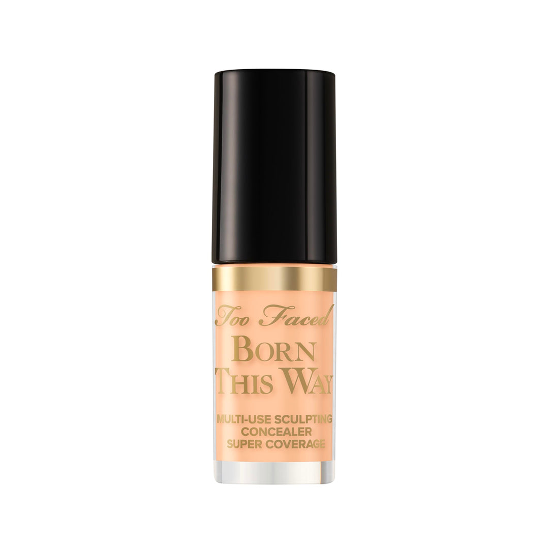 Too Faced Born This Way Super Coverage Multi-Use Concealer | Full Coverage, Oil Free, Long Lasting + Hydrating, 0.06 Fl Oz, Vanilla