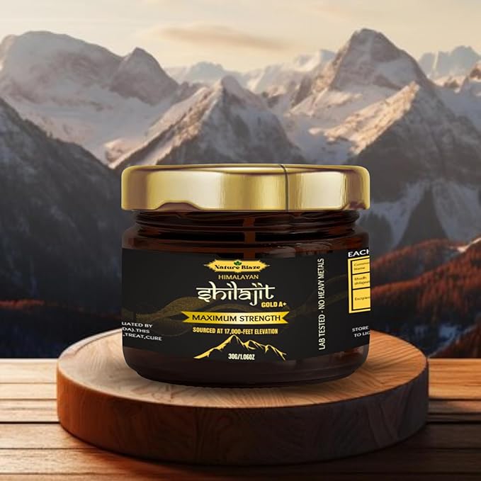 Pure Organic Himalayan Shilajit Resin for Men & Women (30Gm / 1.0 Ounce)