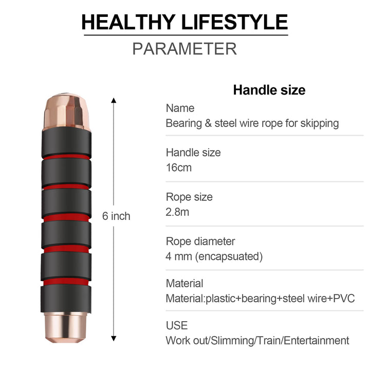 FITMYFAVO Jump Rope Cotton Adjustable Skipping Weighted jumprope for Women，Adult and Children Athletic Fitness Exercise Jumping Rope (Red)