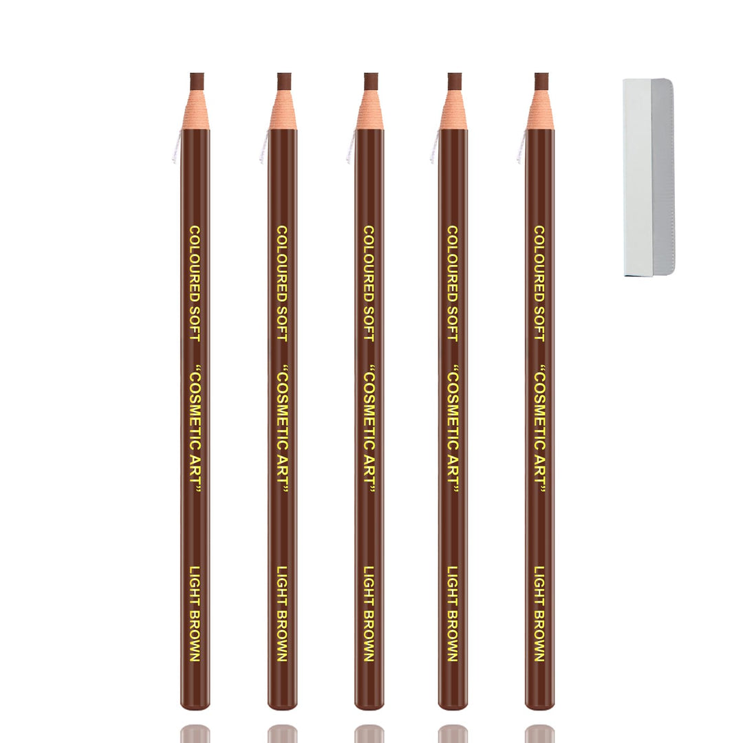 Awccxmym Eyebrows Pencil Microblading Eyebrow Pen Supplies Pull Cord Peel-Off Brow Pencil Create Long-Lasting Clear Wild Eyebrow