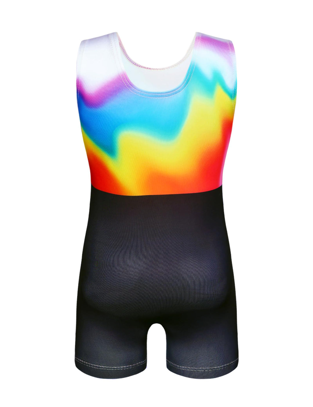 Domusgo Girls Gymnastics Leotards Size 3t 4t Black Pink Graffiti One Piece Biketards
