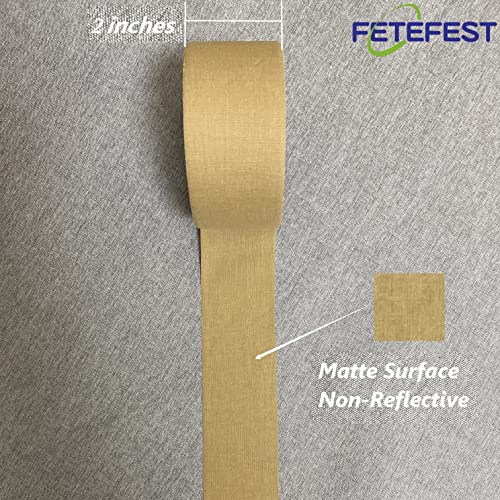 Fetefest Camouflage Tape, 2" by 30 Yards Real Premium Camo Tape, Water Resistant, Hockey Tape, Non Reflective, New Camo Pattern (Dessert Camo, 30)…