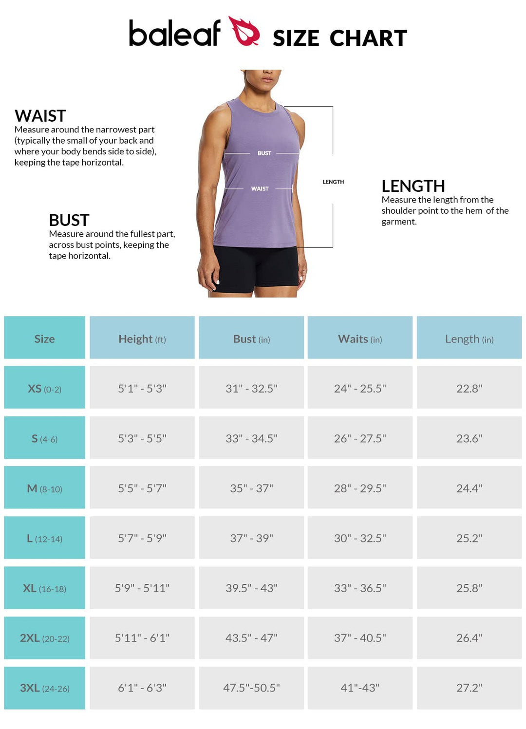 BALEAF Women's Workout Tank Tops Racerback Athletic Running Muscle Tank Gym Tennis Shirts Exercise Fitness Purple XS