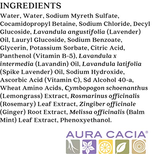 Aura Cacia Relaxing Lavender Bubble Bath, 13 fl oz - Paraben-Free with 100% Pure Essential Oils - Calming and Refreshing Lavender Aromatherapy for Body and Mind