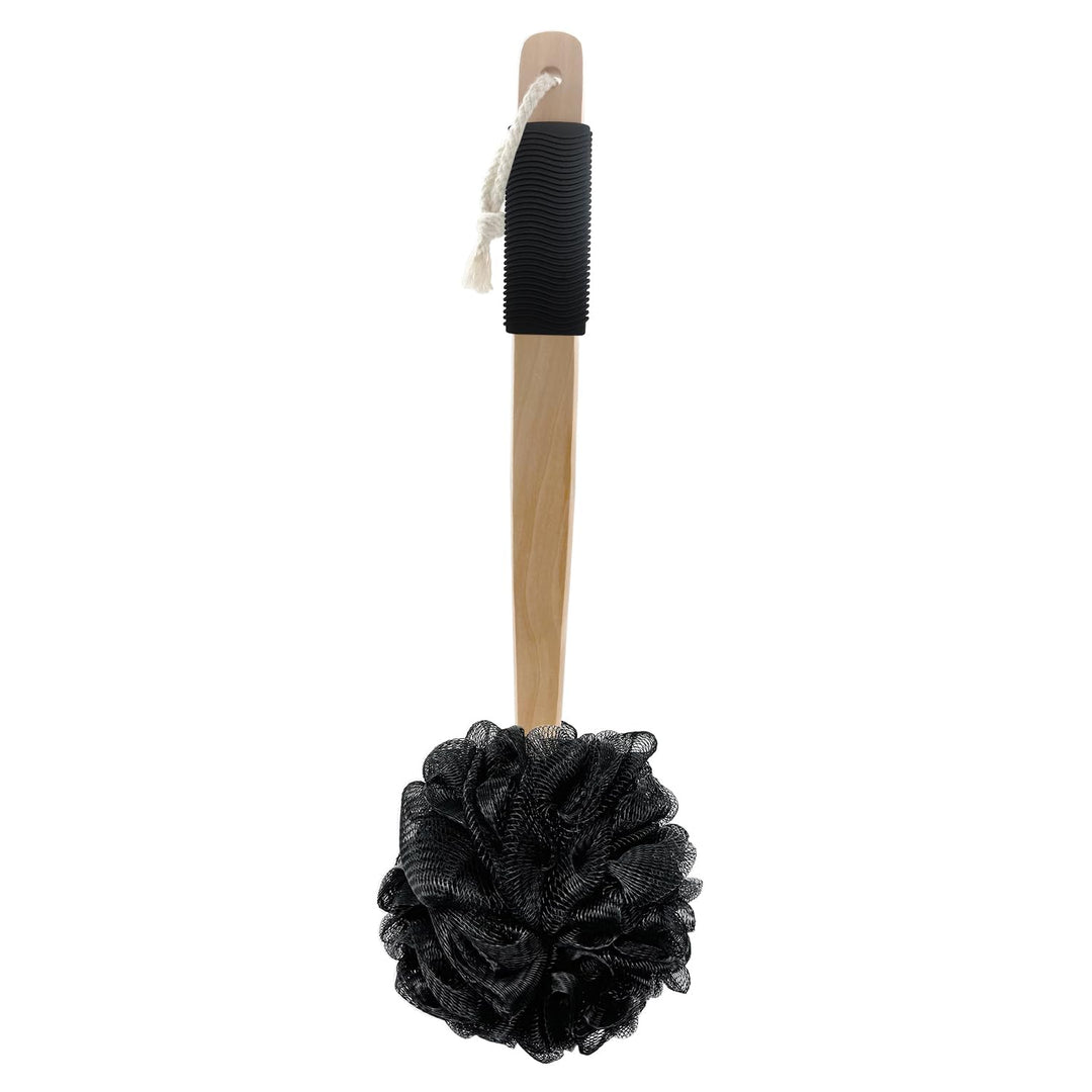 Amazon Basics Loofah Brush, Shower Brush with Handle