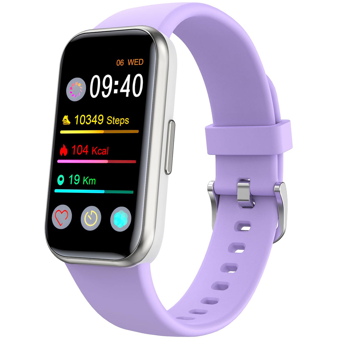 ZURURU Fitness Tracker with Blood Oxygen, 24/7 Heart Rate and Sleep Tracking, IP68 Waterproof Activity Sport Health Tracker Smart Watch with Step Counter Pedometer for Women Men