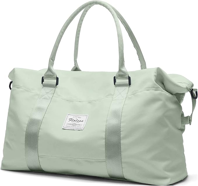 Travel Duffel Bag,Sports Tote Gym Bag,Shoulder Weekender Overnight Bag for Women