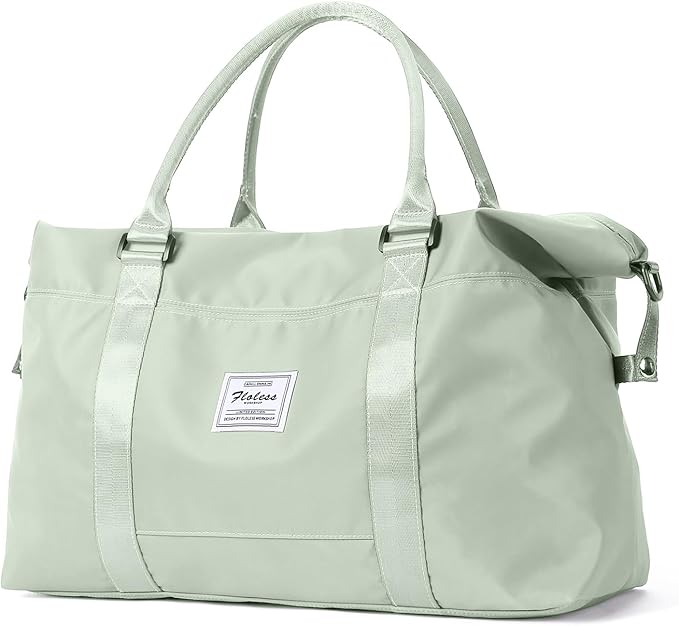 Travel Duffel Bag,Sports Tote Gym Bag,Shoulder Weekender Overnight Bag for Women