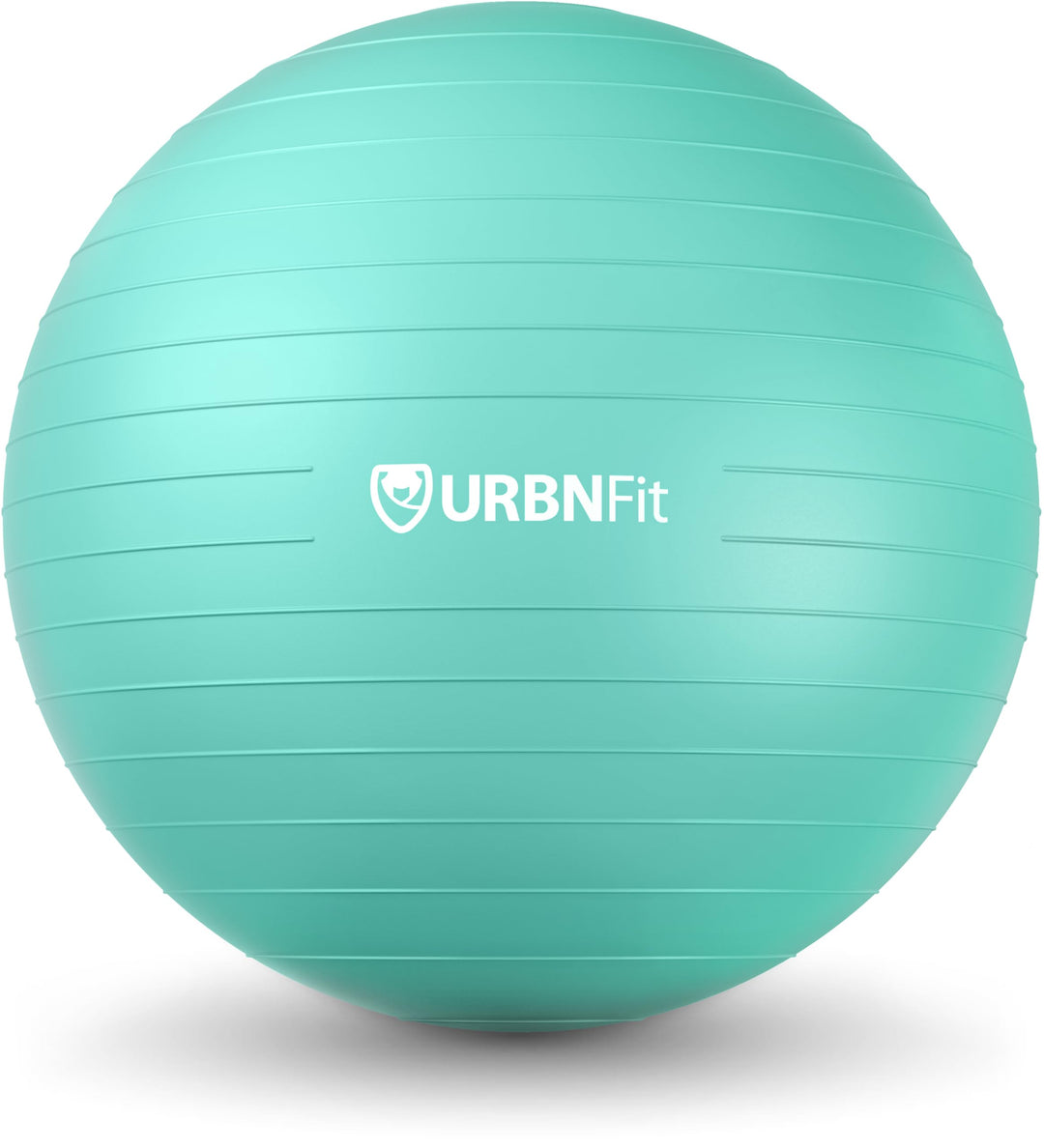 URBNFit Exercise Ball - Yoga Ball in Multiple Sizes for Yoga, Pilates, Pregnancy, Stability - Anti-Burst Swiss Balance Ball w/Quick Pump – Office Ball Chair for Home and Gym – 26 Inch - Teal
