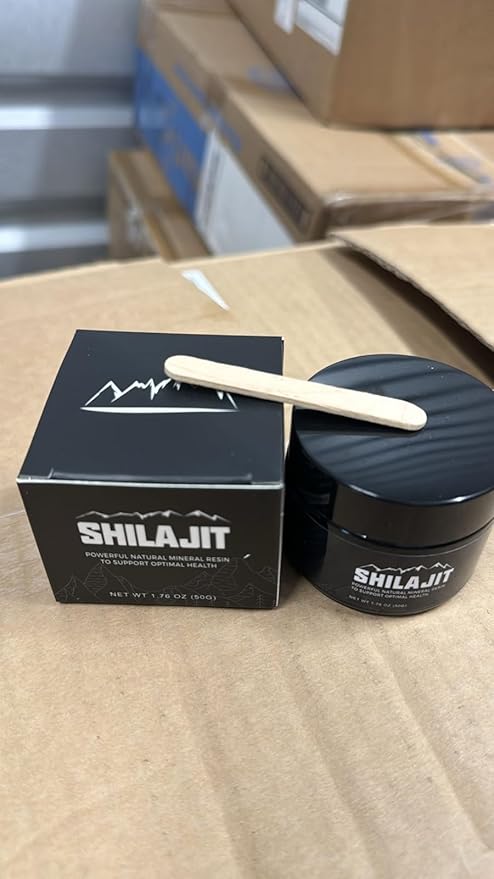 Pure Himalayan Shilajit Resin – High Potency Shilajit for Men & Women, Pure Shilajit for Energy, Vitality, Stamina & Immune Support (50 Grams)