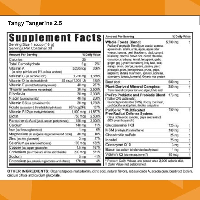 Youngevity Healthy Body Start Pak 2.5 | Complete All-in-One Organic Nutrition | 60+ Minerals, 16 Vitamins, 12 Amino Acids, 6 Essential Fatty Acids | Whole Foods, Pre/Probiotics + Joint Support