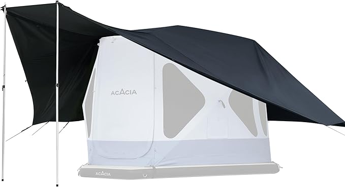 ACACIA Canopy XL for Space Acacia Camping System, PU2000 Waterproof Camping Tarp for 4 Season Camping, UPF50+ Sunproof Tent Tarp with 4 Telescoping Poles, Carry Bag, Star Night
