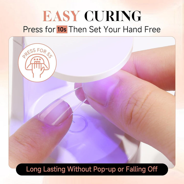 504Pcs Matte Soft Gel Toe Nail Tips | Full Cover for DIY Nail Extensions