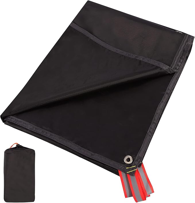 REDCAMP Ultralight Tent Footprint, PU 2000 Waterproof Camping Tent Tarp with Drawstring Carrying Bag, Waterproof Camping Tarp for Outdoor Hiking Camping